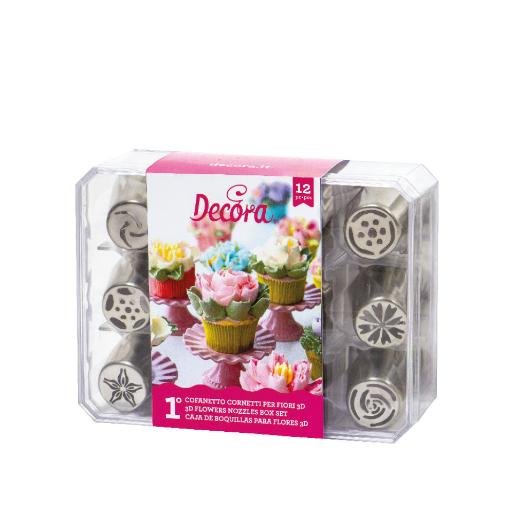 Decora Tüllen Set - 3d Blumen - 3 Sets