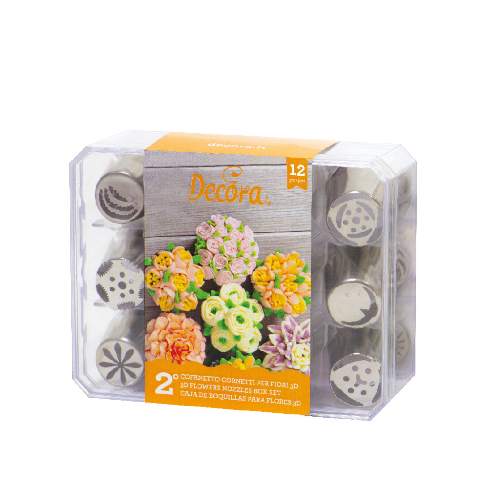 Decora Tüllen Set - 3d Blumen - 3 Sets