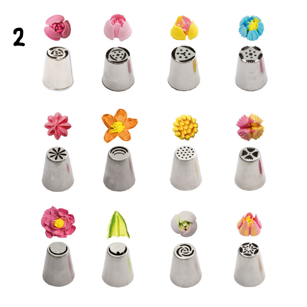 Decora Tüllen Set - 3d Blumen - 3 Sets