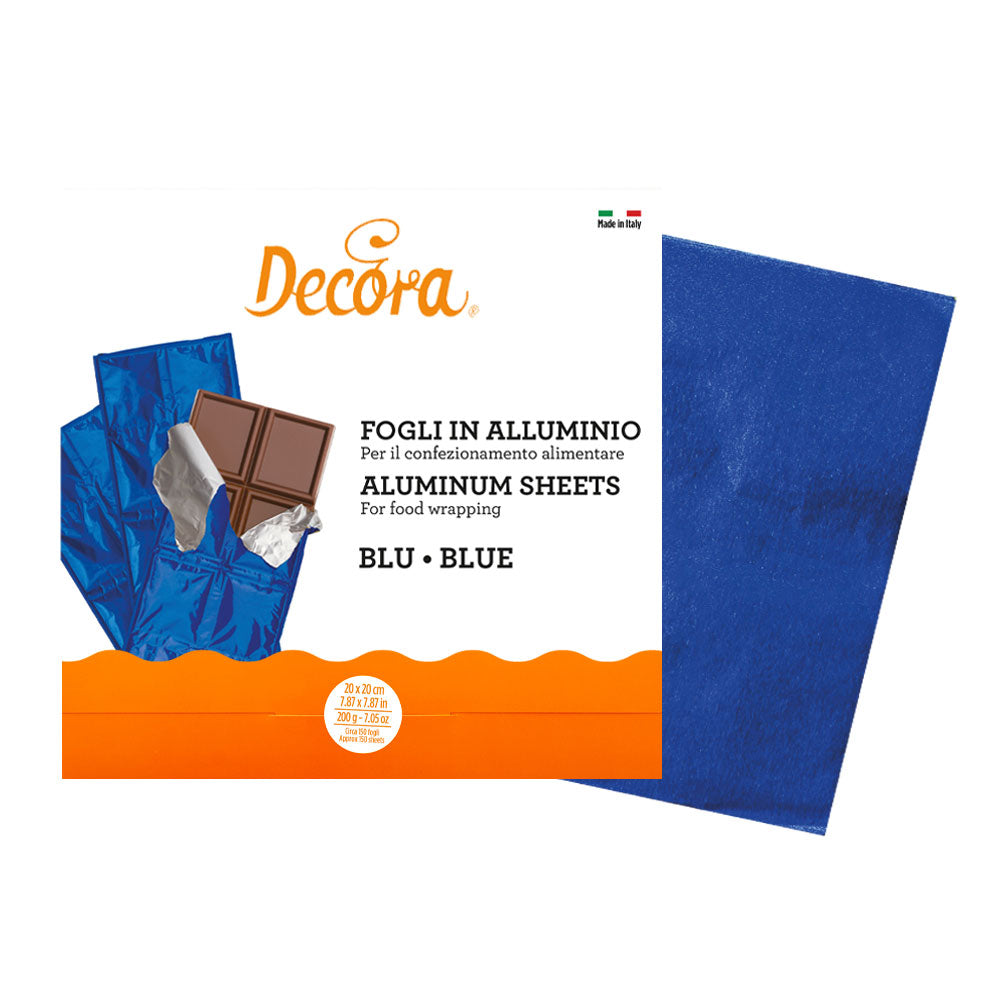 Decora Aluminiumfolie - Schokoladentafel - diverse Farben