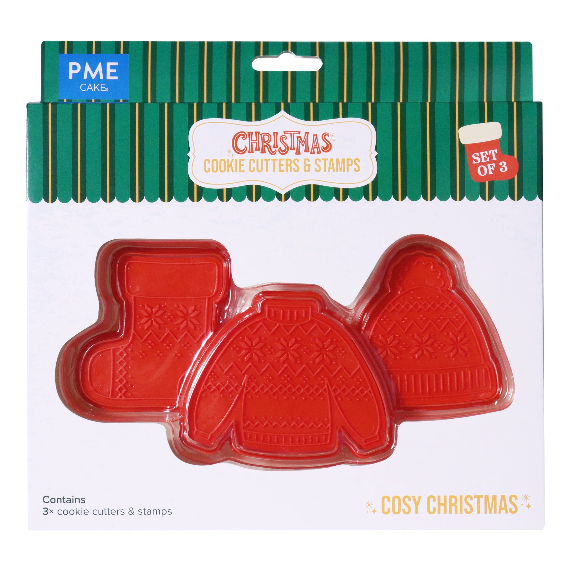 PME Ausstechformen Set - Cosy Christmas  - 6-teilig