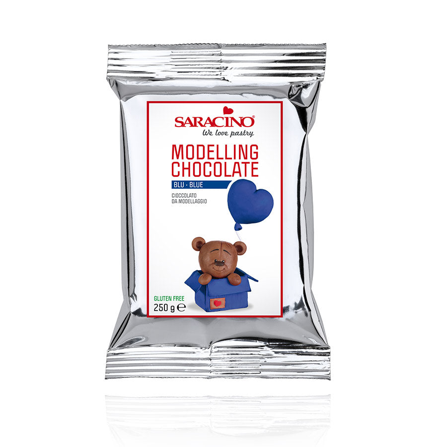 Saracino Modellierschokolade - blau - 250g