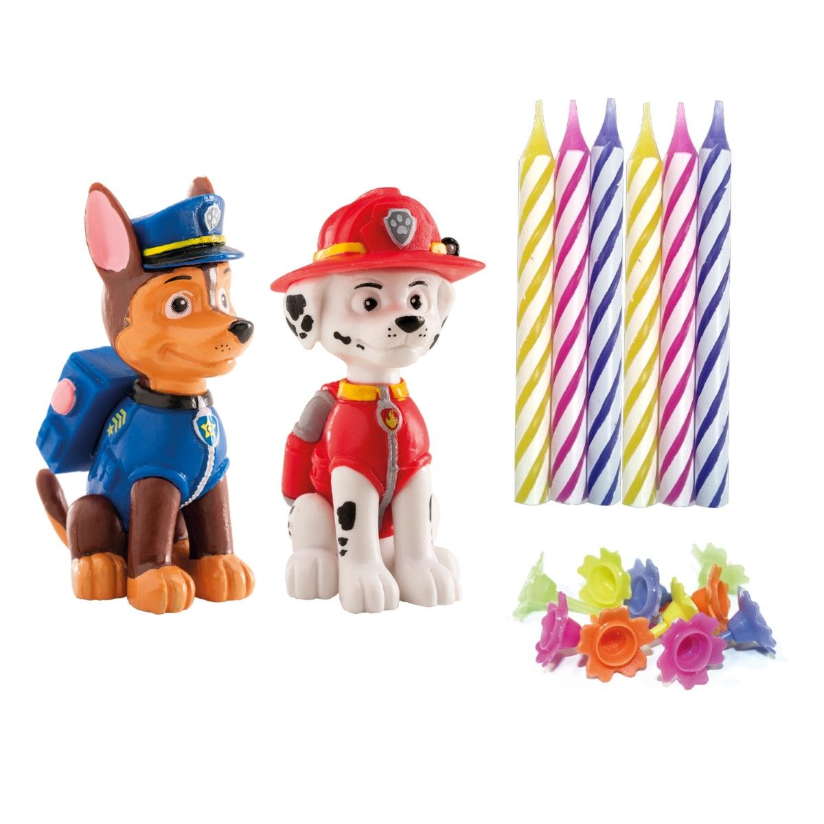 DeKora Kuchen Topper und Kerzen - Paw Patrol&nbsp;