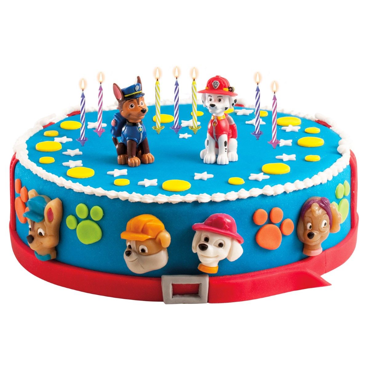 DeKora Kuchen Topper und Kerzen - Paw Patrol&nbsp;