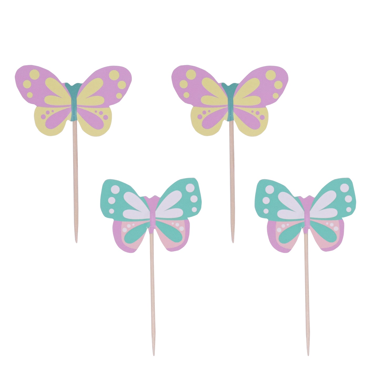 Cupcake Topper - Schmetterlinge - 24 Stk 