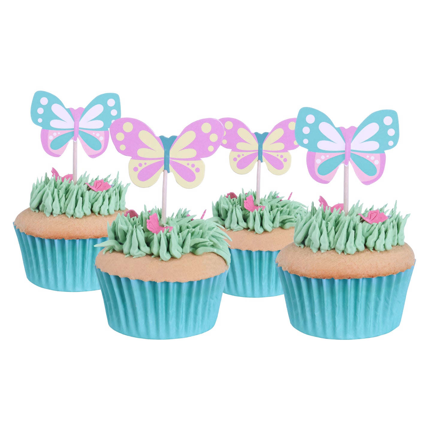 Cupcake Topper - Schmetterlinge - 24 Stk 