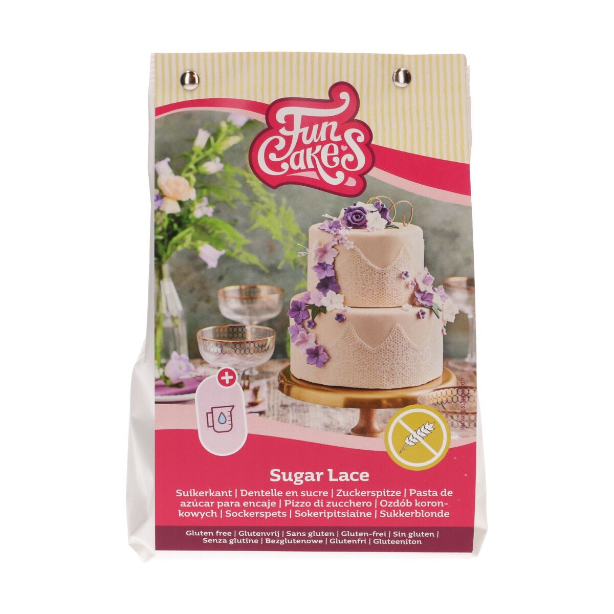 Funcakes Lace Mix für Zuckerspitzen - Glutenfrei - 400g