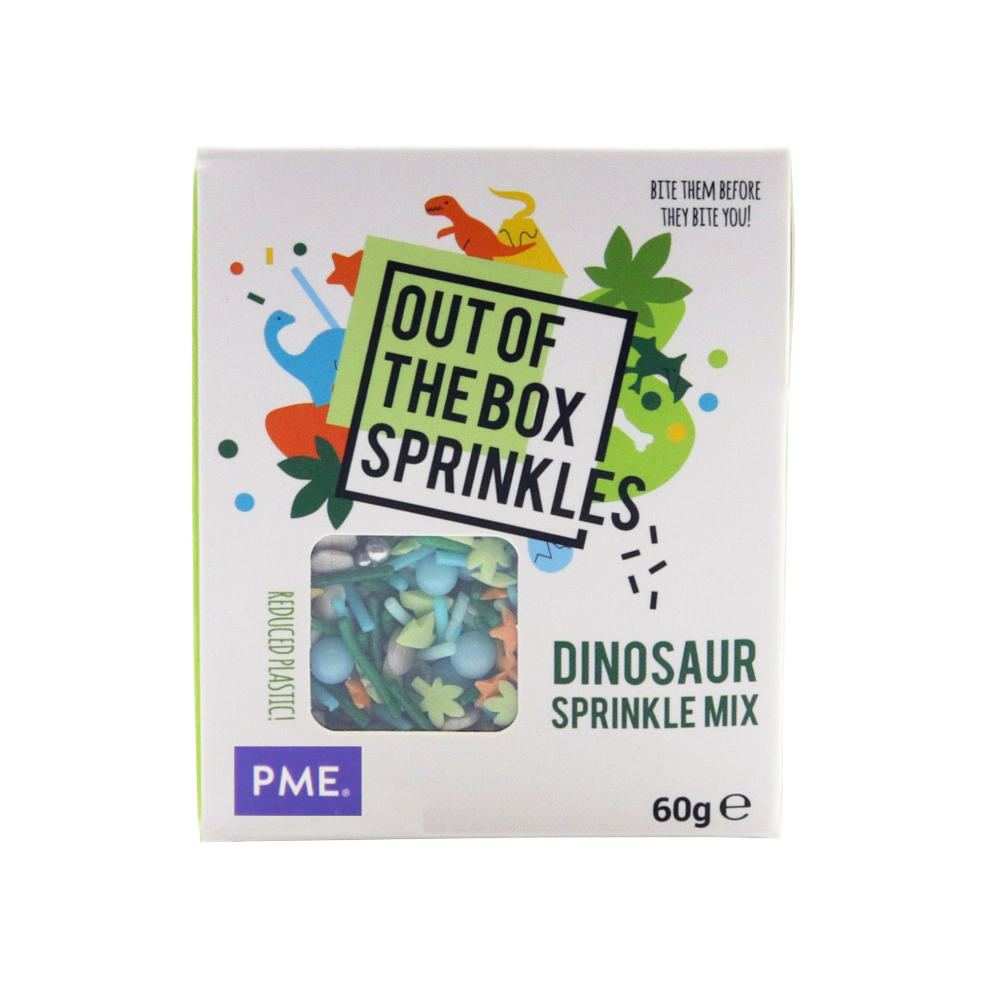 PME Out the Box Zuckerstreusel Mix - Dinosaurier - 60g