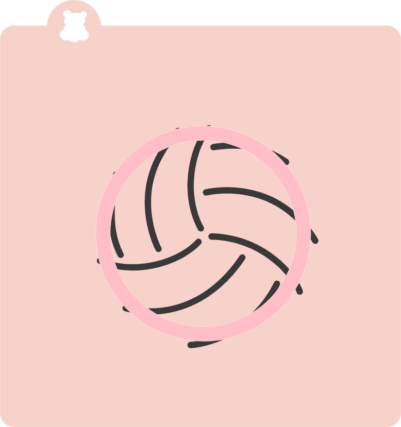 Schablone Volleyball